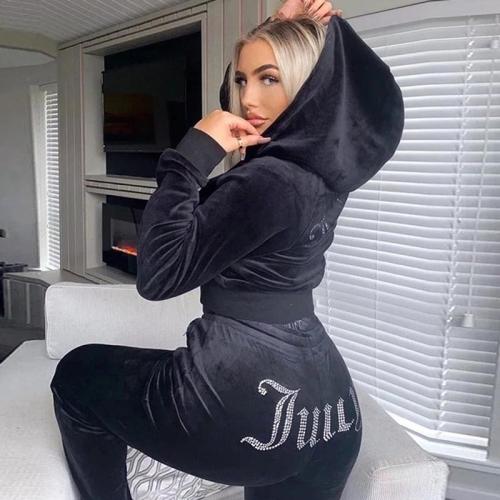 Women's fashion jacket pants velvet sports suit clothes ,  CL68-239-246