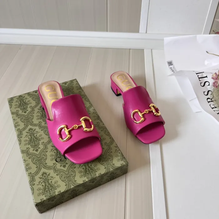 Women heel slipper shoes,heel 2.5cm or 7cm, size 34-42, SS50-1575-1576
