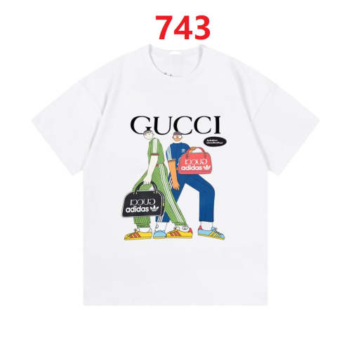 Fashion cotton T shirt for men and women, CL25-743-744