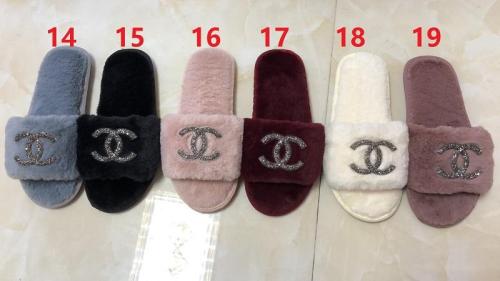women fur slippers size 36-43, SS9.9