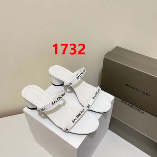 2022 new leather sandals slippers , heel 5cm,size 34-40 ,SS60-1732-1733