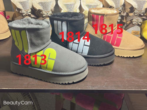 Women flat snow boots shoes, size 35-42, SS70-1812-1815