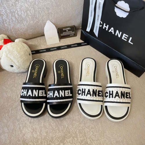 Flat leather sandals slippers , size 34-41 , with box, SS60-1353-1354