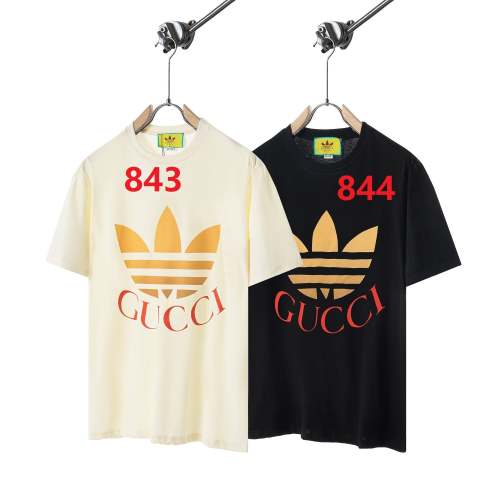 Fashion cotton T shirt for men and women, CL25-843-844