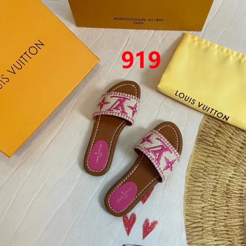 Flat leather sandals slippers , size 35-41 ,with box, SS50-919