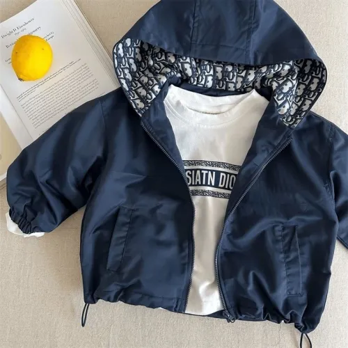 Hooded hardshell jacket for kids , size:90-140, CL25-22