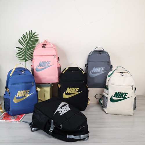 Nylon backpack school bag ,  no box, size 48x34x15cm , B20-274