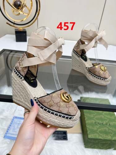 Women Thick-bottomed straw fisherman slipsole sandals shoes, size 35-42, SS98-457