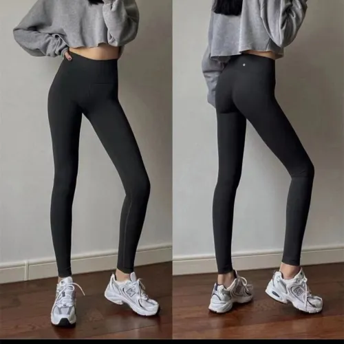 On the outside, tight, high-waisted sweatpants Yoga pants，CL30-713-716