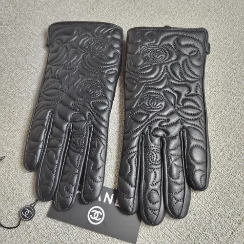 Women's fur leather gloves, GLS30-20