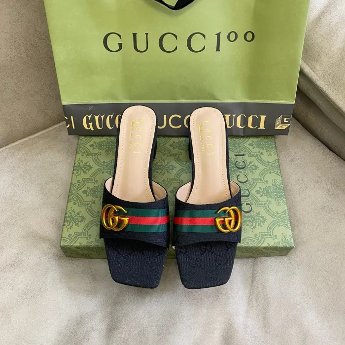 Women's heel slippers shoes , heel 6cm,size 35-40 ,SS50-1215