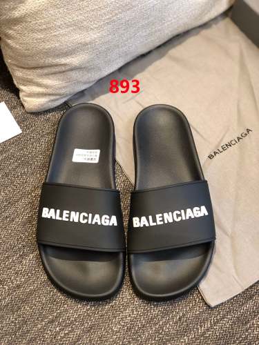 Flat leather sandals slippers , size 35-40  , with box,  SS50-893-898