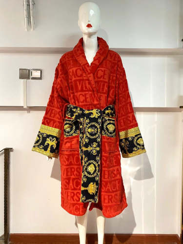 Cottton long bathrobe for men and women,  CL110-94