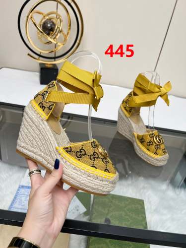 Women Thick-bottomed straw fisherman slipsole sandals shoes, size 35-42, SS98-445