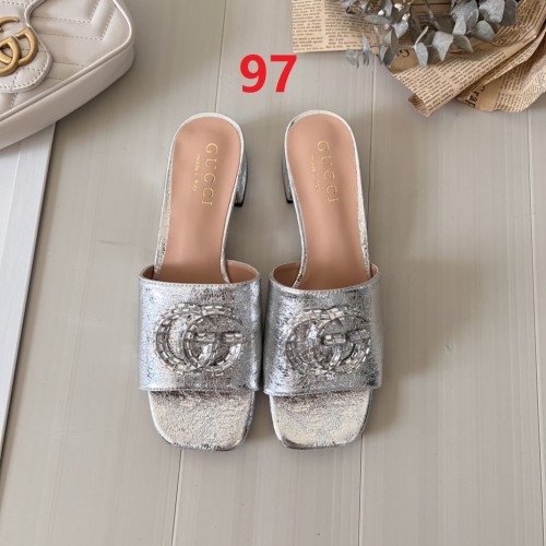 Women heel slipper shoes,  heel 3cm/7cm,size 34-42, SS50-97-107