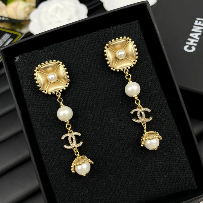 Earring  jewelry ,with box,  J25-1697