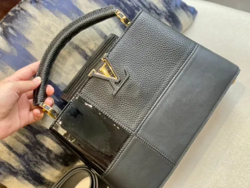 Capucines Leather  bag ,5A , size 27x20cm ,no box,  B110-123
