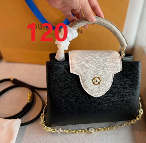 Capucines Leather  bag ,5A , size 27x20cm ,no box,  B110-120