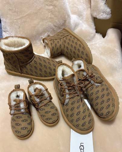 Adult  kids family flat snow boots shoes, wih box, size 25-44, SS70-1783-1784