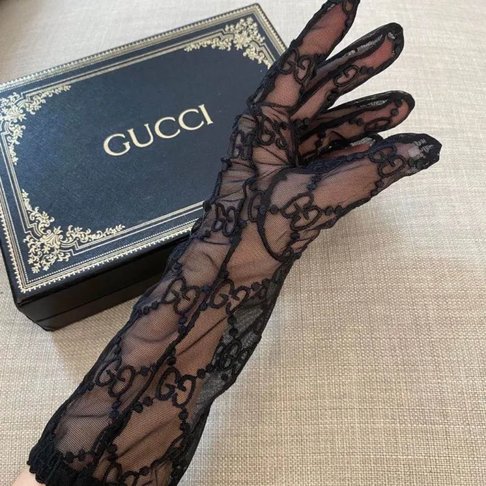 Women's Lace embroidery gloves, GLS30-23-24