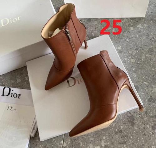 women leather heel boots shoes, size 35-40, with box,SS138-25-29