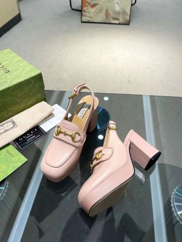 Women leather heel sandal shoes, heel 8.5cm,size 35-42, SS88-704