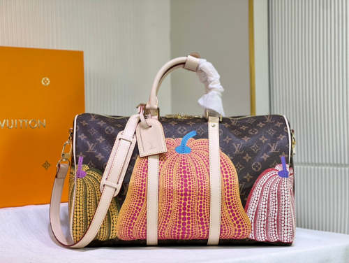 Keepall Leather  bag ,5A , size 45x27x20cm ,no box,  B110-143