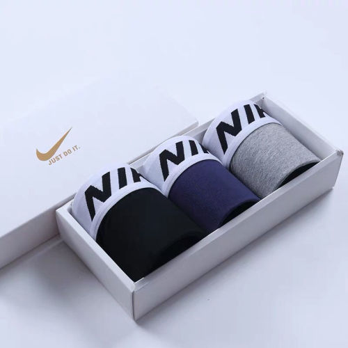 3 pairs of underwear for 1 box  ,cotton underwear for men comfortable and breathable, CL10-1