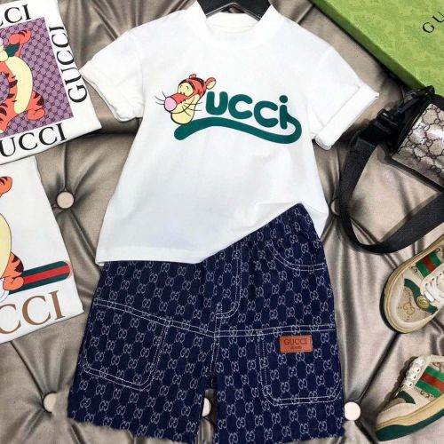T-shirt + shorts  suit Kids set clothes, no box,CL25-886-887