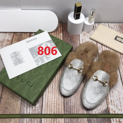 flat fur shoes, size 35-44, with box, SS70-806