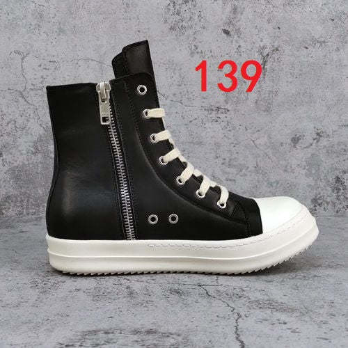 Men's and women's increased thick soles split leather Short boots，SS120-136-141