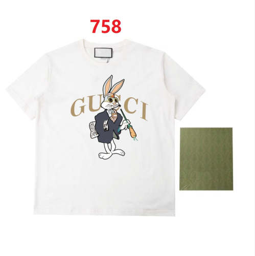 Fashion cotton T shirt for men and women, CL25-758-759