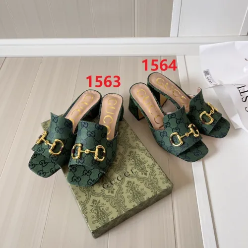 Women heel slipper shoes,heel 2.5cm or 7cm, size 34-42, SS50-1563-1564