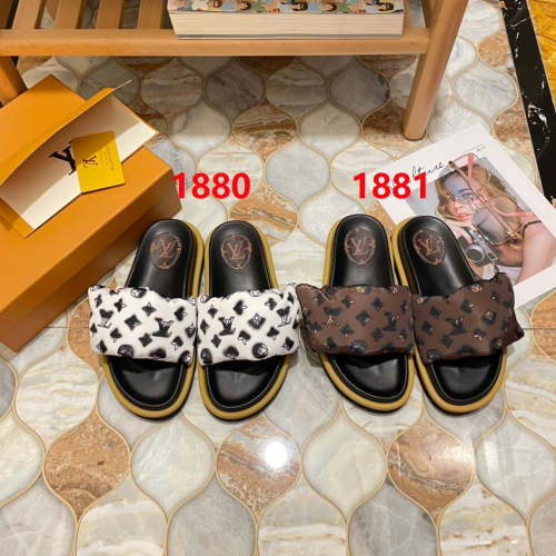Flat leather sandals slippers , size 35-42, SS60-1880-1881