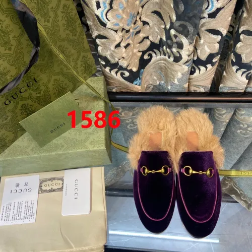 Women fur flat shoes,size 35-42, SS70-1586
