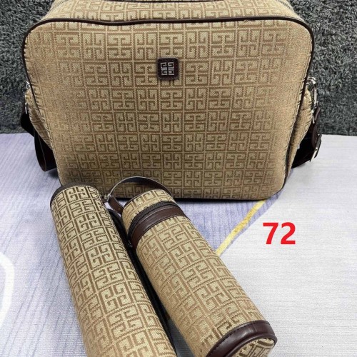 Canvas and split leather baby diaper bag + nursing bottle bag+ cushion, AAA, no box,diaper bag size  40x26x14cm,B98-72