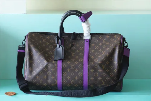 Leather keepall bag ,AAAAA ,size 50x29*22cm ,no box, B130-30