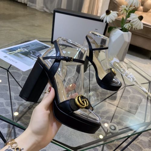 Women leather heel sandal shoes, size 35-42, SS80-503