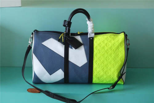 Leather  keepall bag ,mirror quality , size  50x29x23cm ,no box, B250-19