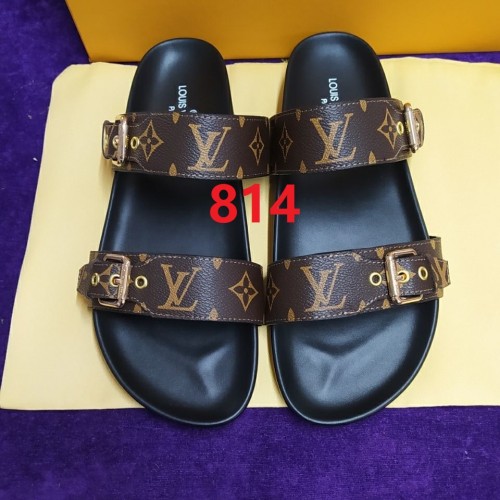 Men women leather slipper shoes, size 35-45,  with box, SS50-814