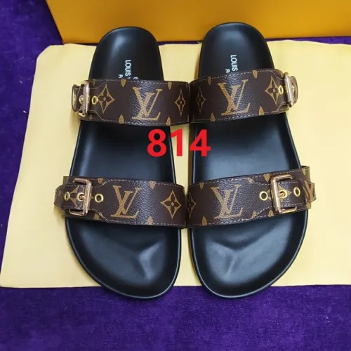 Men women leather slipper shoes, size 35-45,  with box, SS50-814