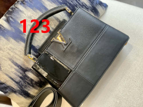 Capucines Leather  bag ,5A , size 27x20cm ,no box,  B110-123