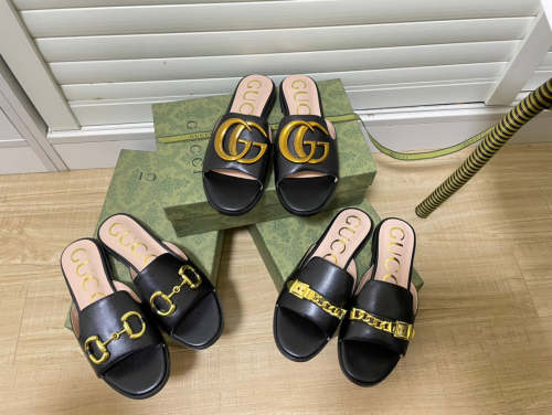 Flat leather sandals slippers , size 35-42 ,SS50-1063-1065