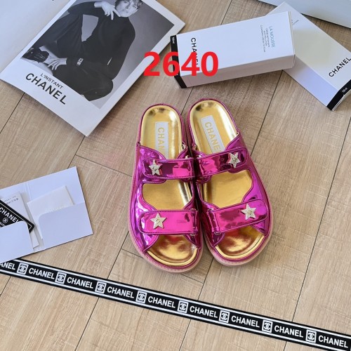Women flat slipper shoes,  size 36-42, SS60-2640-2644