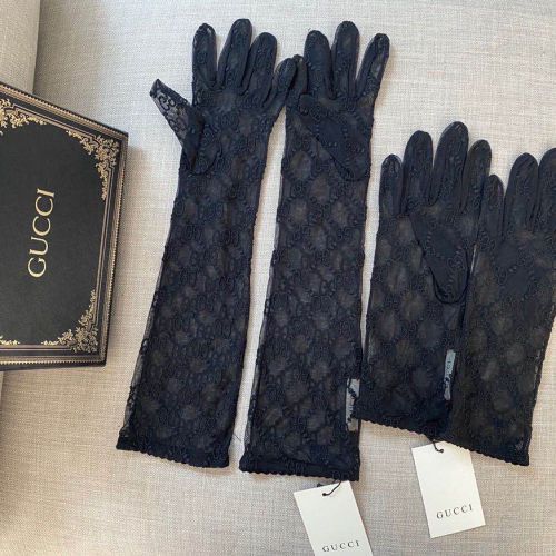 Women's Lace embroidery gloves, GLS30-23-24