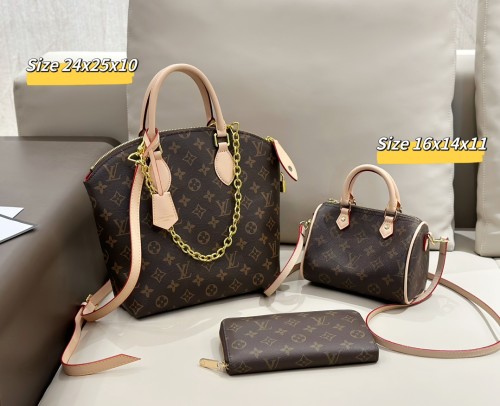 Split leather bag a set,3A ,no box,  B75-36
