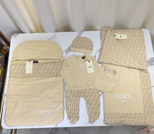 Newborn Baby crawl suit five-piece suit Cloak quilt  set clothes , CL110-7