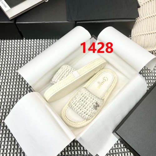 Flat leather sandals slippers , size 35-41 ,with box, SS60-1428-1429
