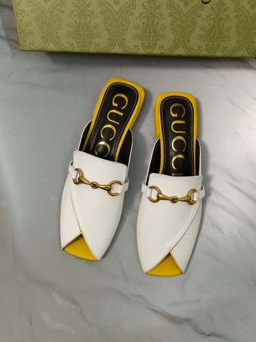 Heel leather sandals slippers,heel 4.5cm, size 35-40 ,with box, SS60-1451