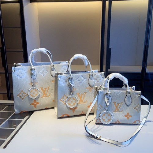 Split leather bag ,3A , size 25x20x10cm/34x30x16cm/41x32x18cm ,no box,  B68-6165